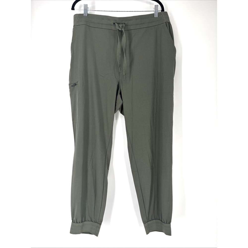 Healing Hands Scrubs Arlo Mid Rise Drawstring Jogger Womens XL Olive Green
